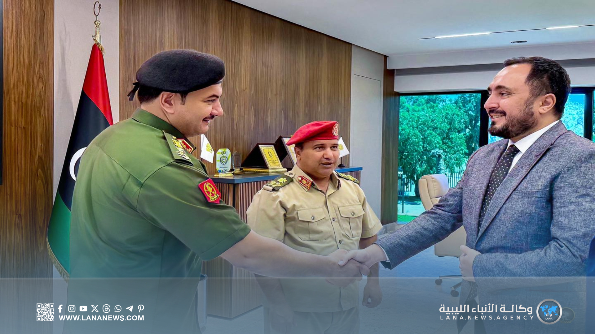 التميمي وصدام خليفة يبحثان مع القنصل التركي إعادة فتح القنصلية في بنغازي