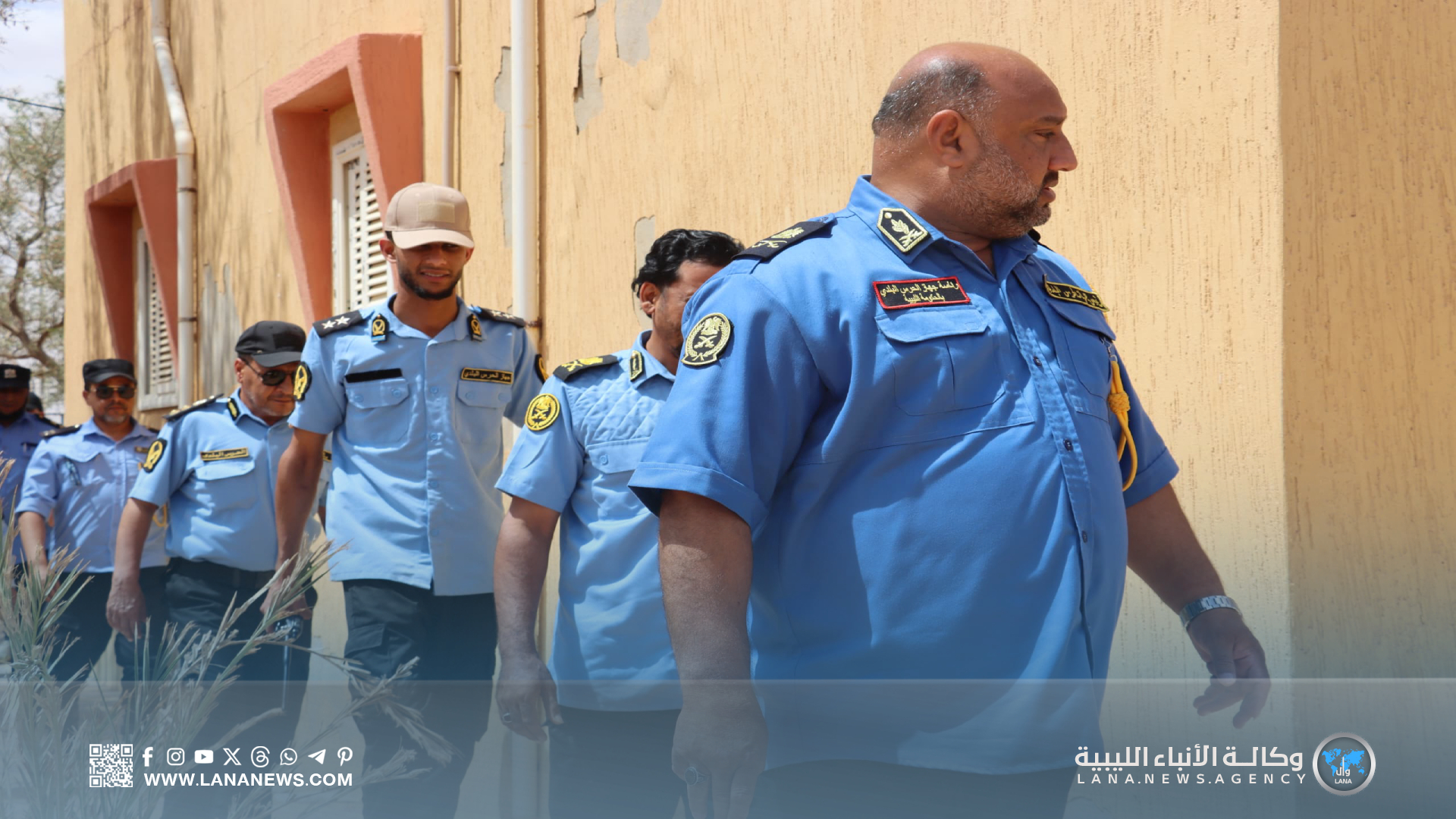 رئيس جهاز الحرس البلدي يتفقد فروع الجهاز في إجدابيا والزويتينة