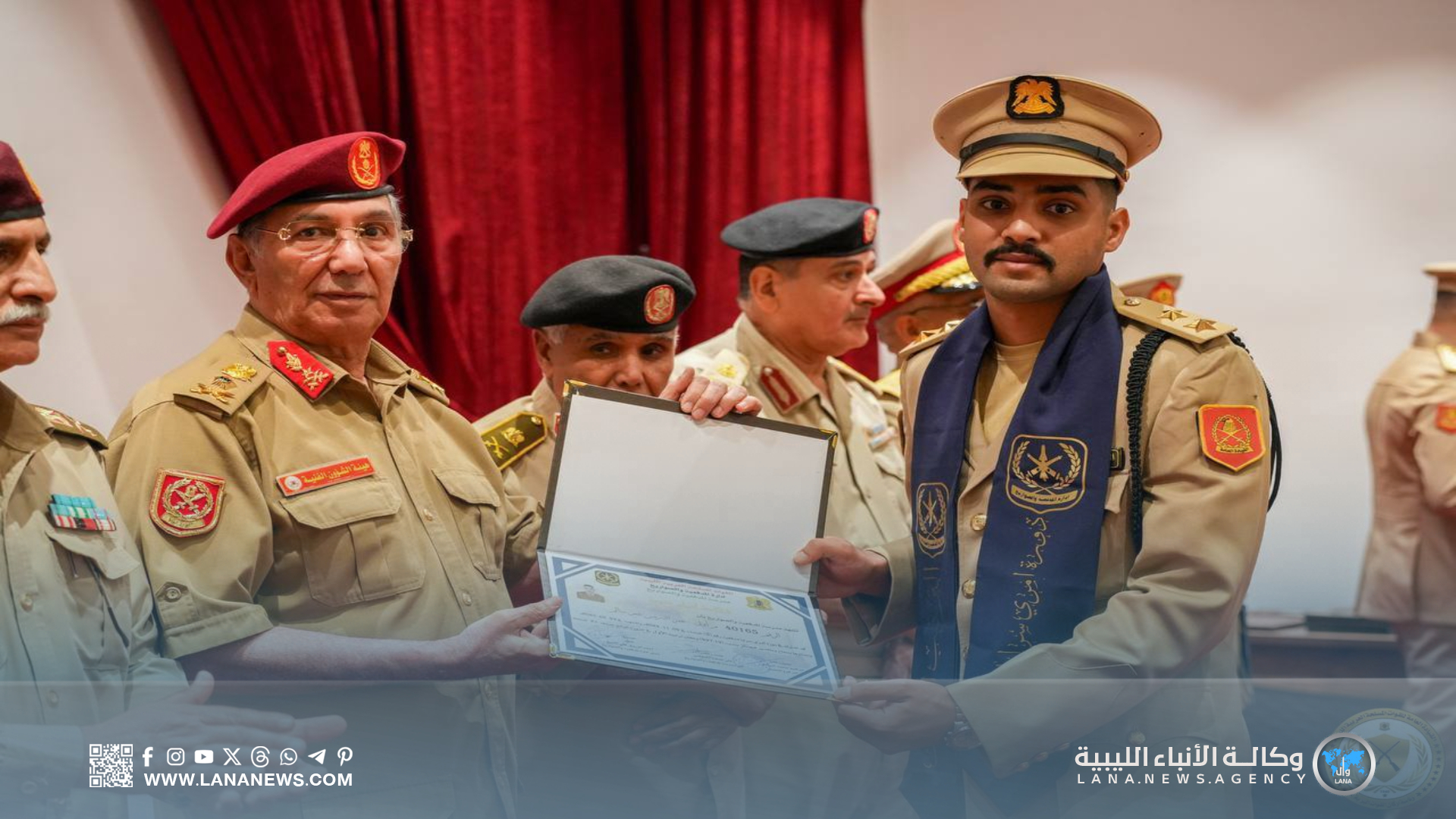 تخريج الدورة الخامسة لآمري سرايا المدفعية بمدرسة المدفعية والصواريخ