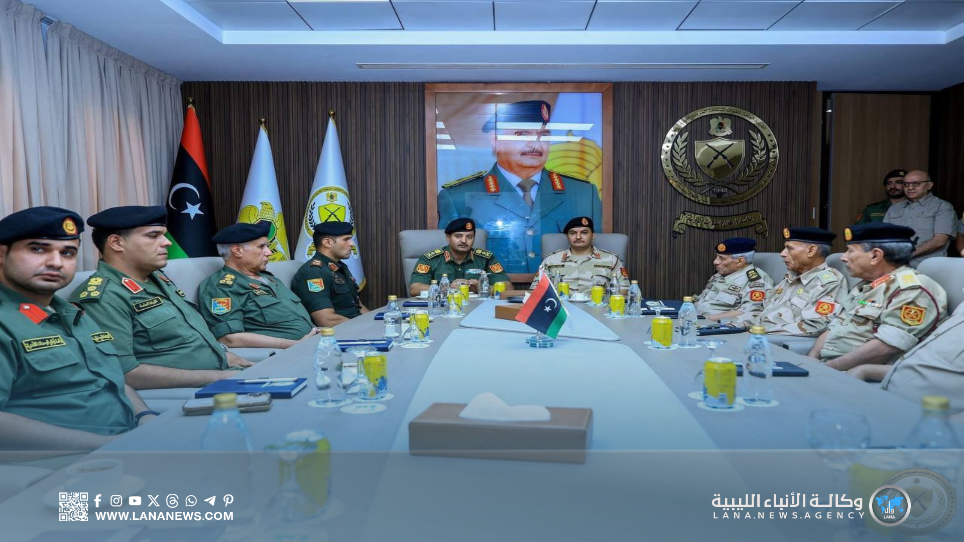 لقاء مُوسّع بين رئاستي القوات البرية والوحدات الأمنية لرفع الجاهزية القتالية