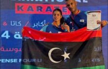 «ليبية» تحرز ذهبية الكاراتيه في البطولة العربية بالأردن
