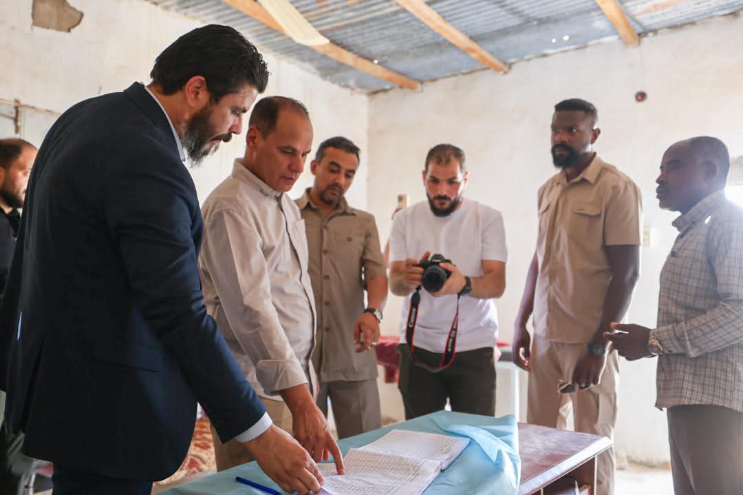 نائب رئيس مجلس الوزراء يتفقد الخدمات الصحية في حوض مرزق