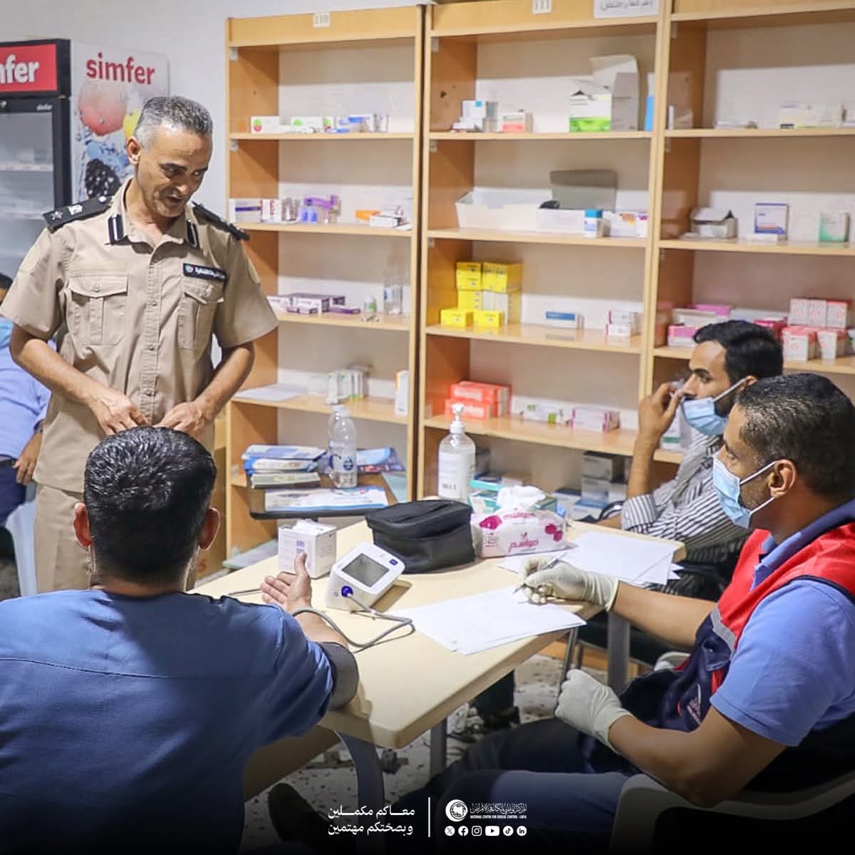 تنفيذ حملة طبية وتوعوية شاملة داخل مؤسسة الإصلاح ماجر – زليتن