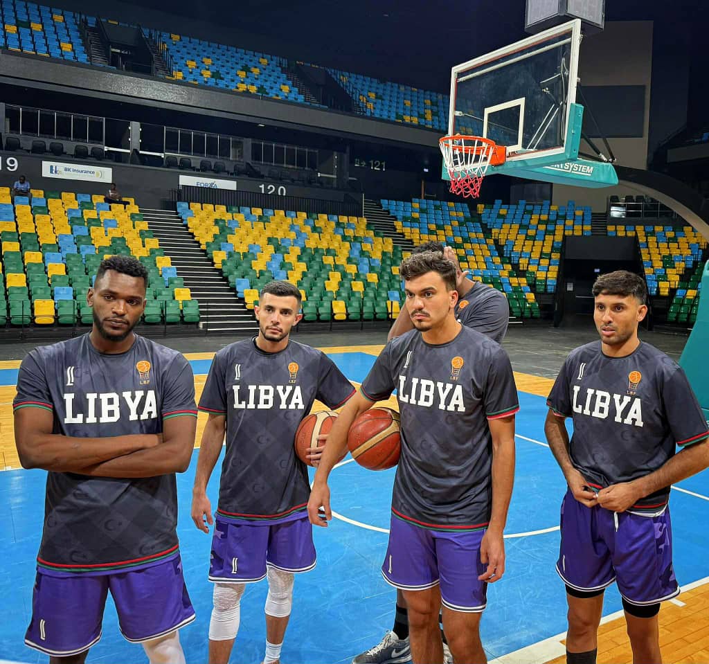 سلة ليبيا في مواجهة أنغولا ببطولة الأفروباسكت