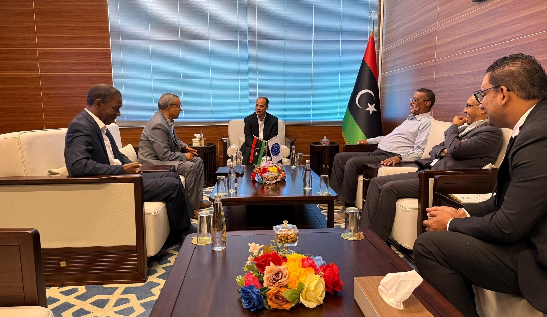 نائب رئيس مجلس الوزراء يبحث مع رئيس جامعة سبها دعم المشاريع والأبحاث العلمية