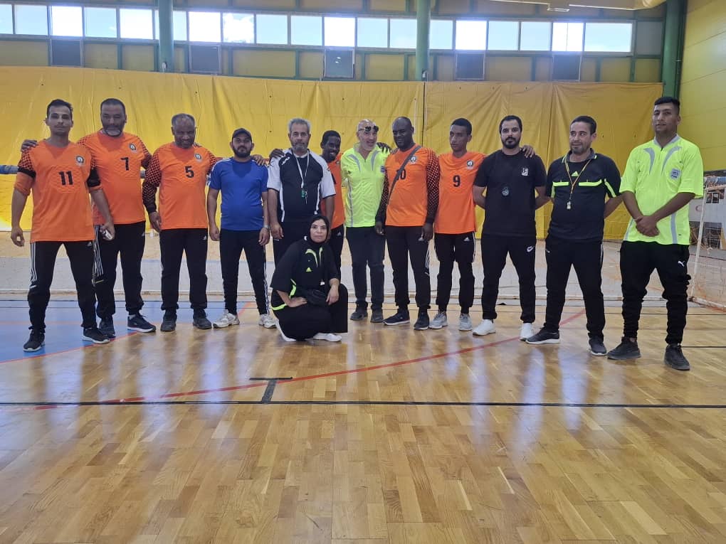نادي النور يتوج بطلاً لبطولة ليبيا لكرة الهدف للمكفوفين