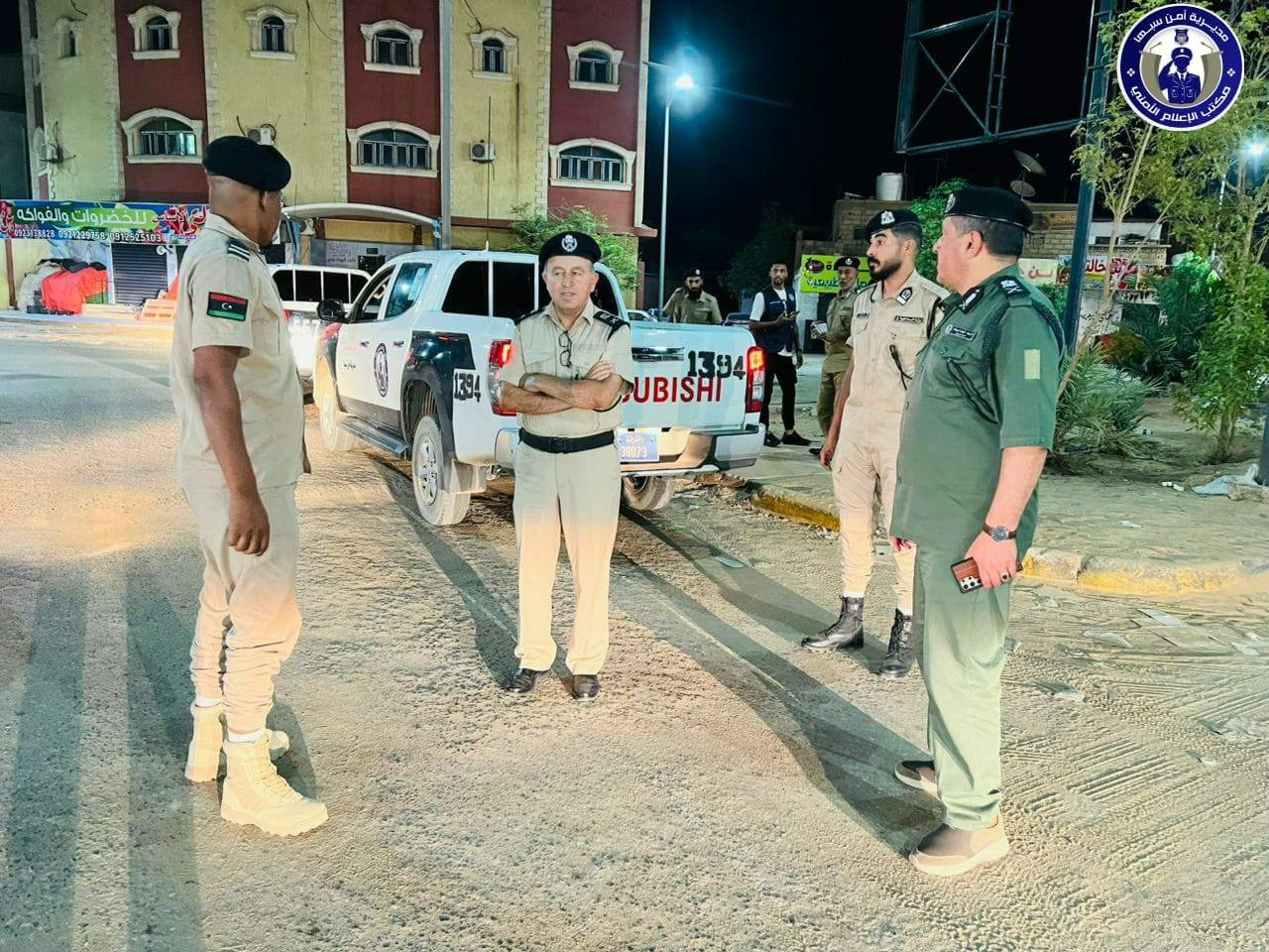 مدير أمن سبها يتفقد الدوريات والتمركزات الأمنية