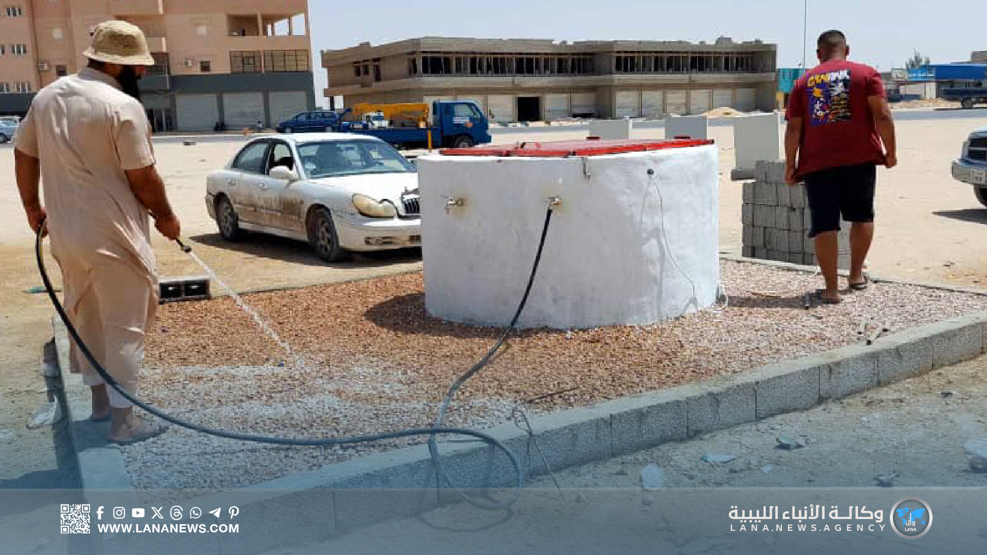 أكبر مشروع آبار تطوعي في البلاد ينطلق من أجدابيا