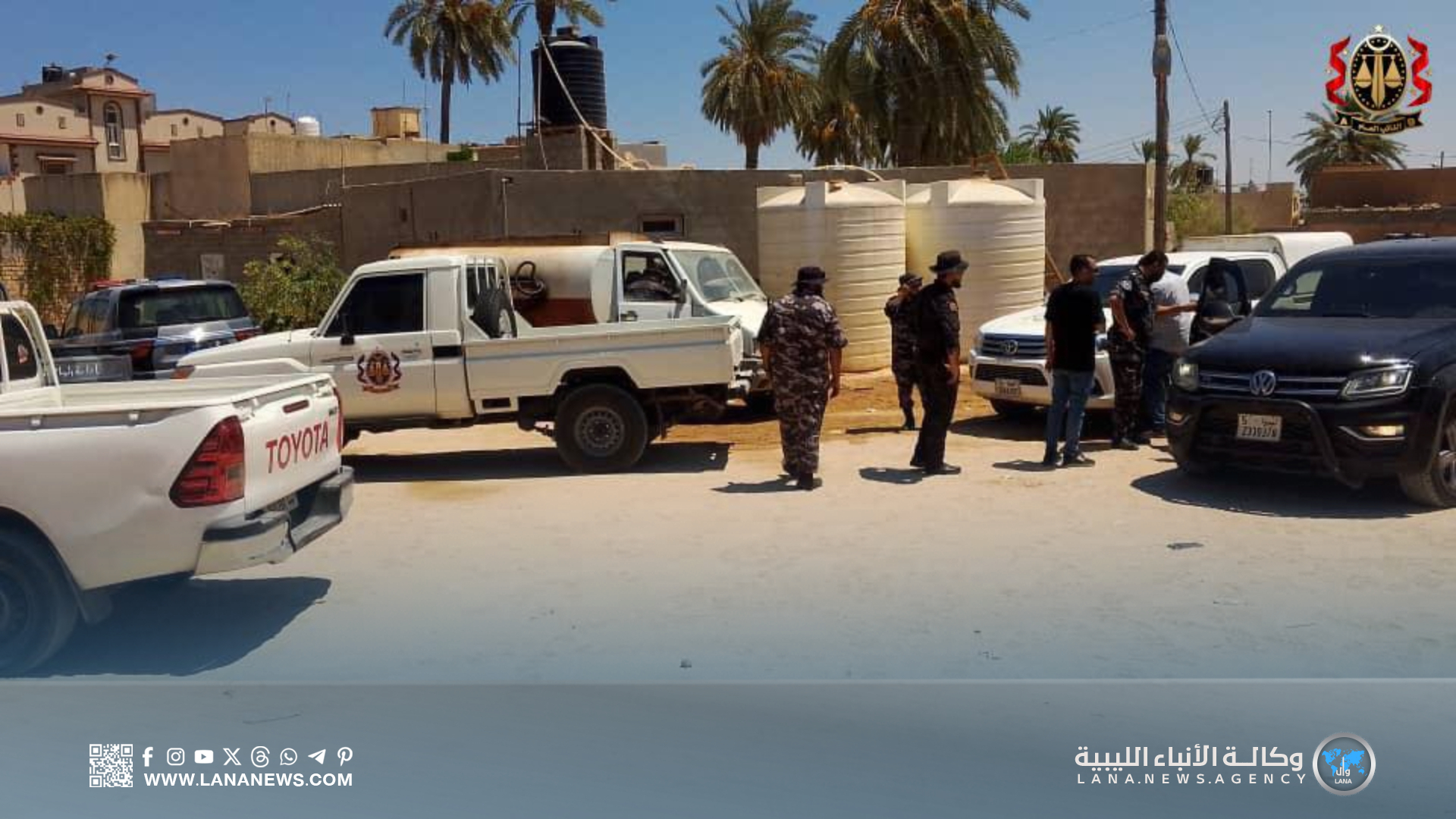 النيابة العامة تضبط 32 ألف لتر ديزل مهرب في عملية أمنية بزليتن