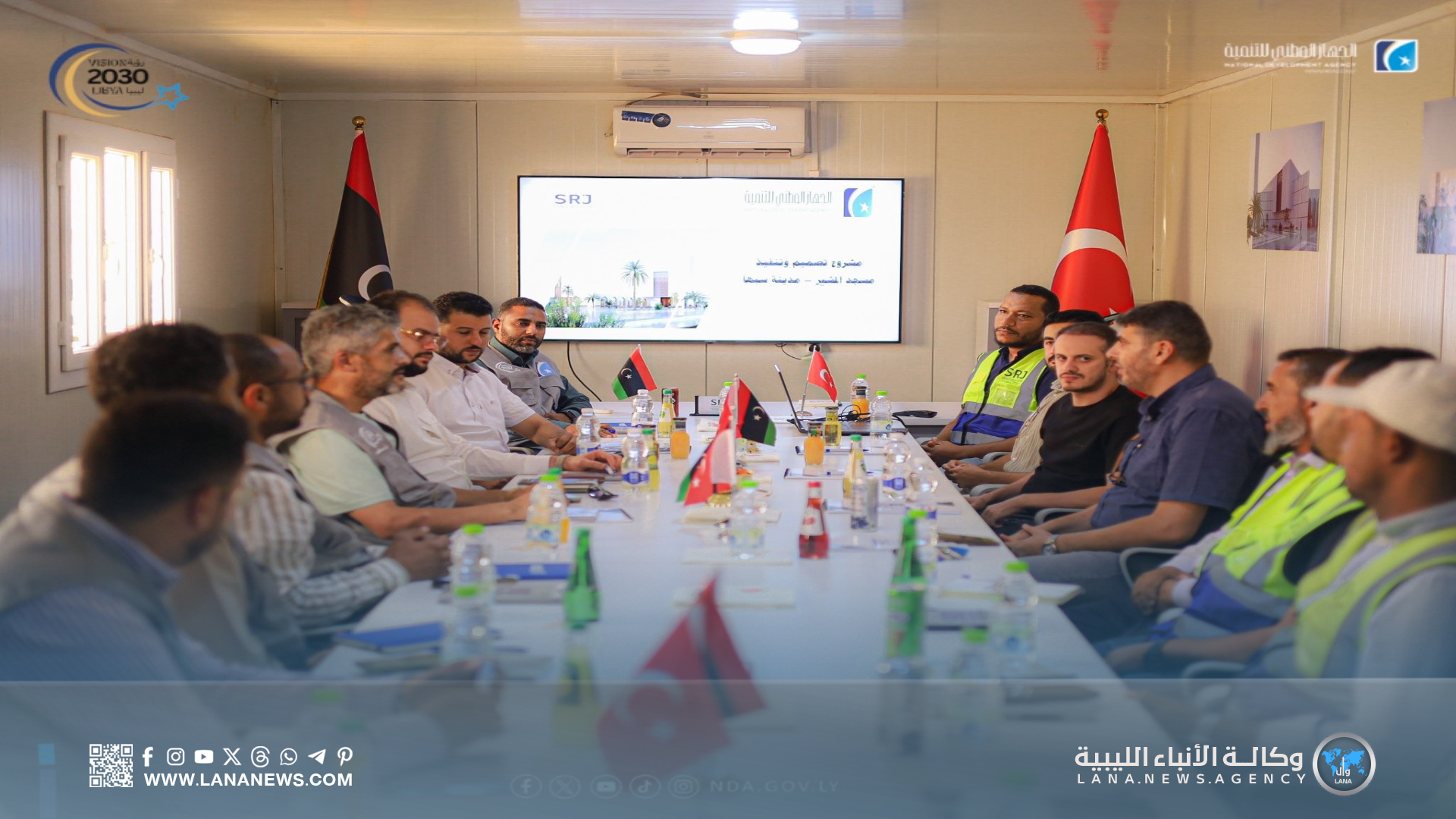 اجتماع تنسيقي لمُتابعة تنفيذ مشروع مسجد المشير في سبها