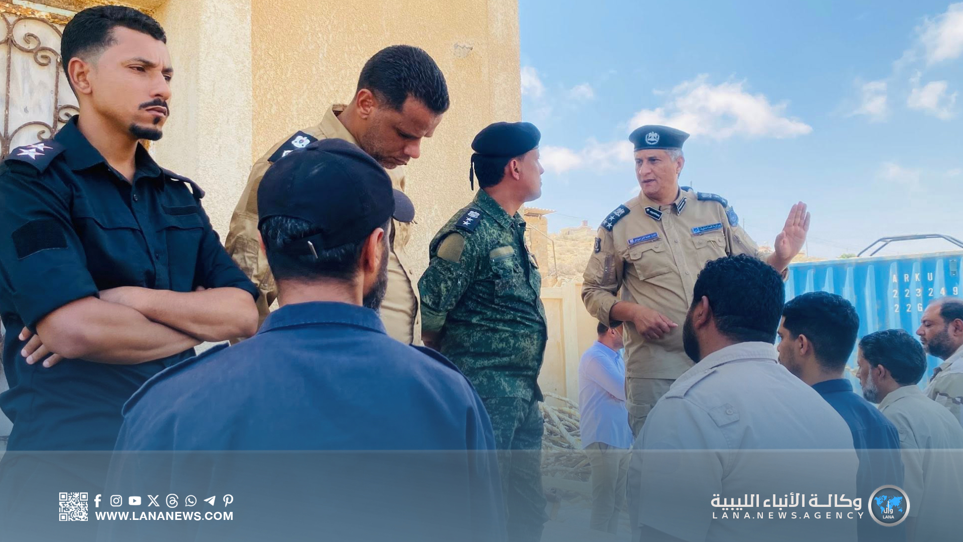 إدارة أمن السواحل تتابع سير العمل ميدانيا بفرع طبرق 