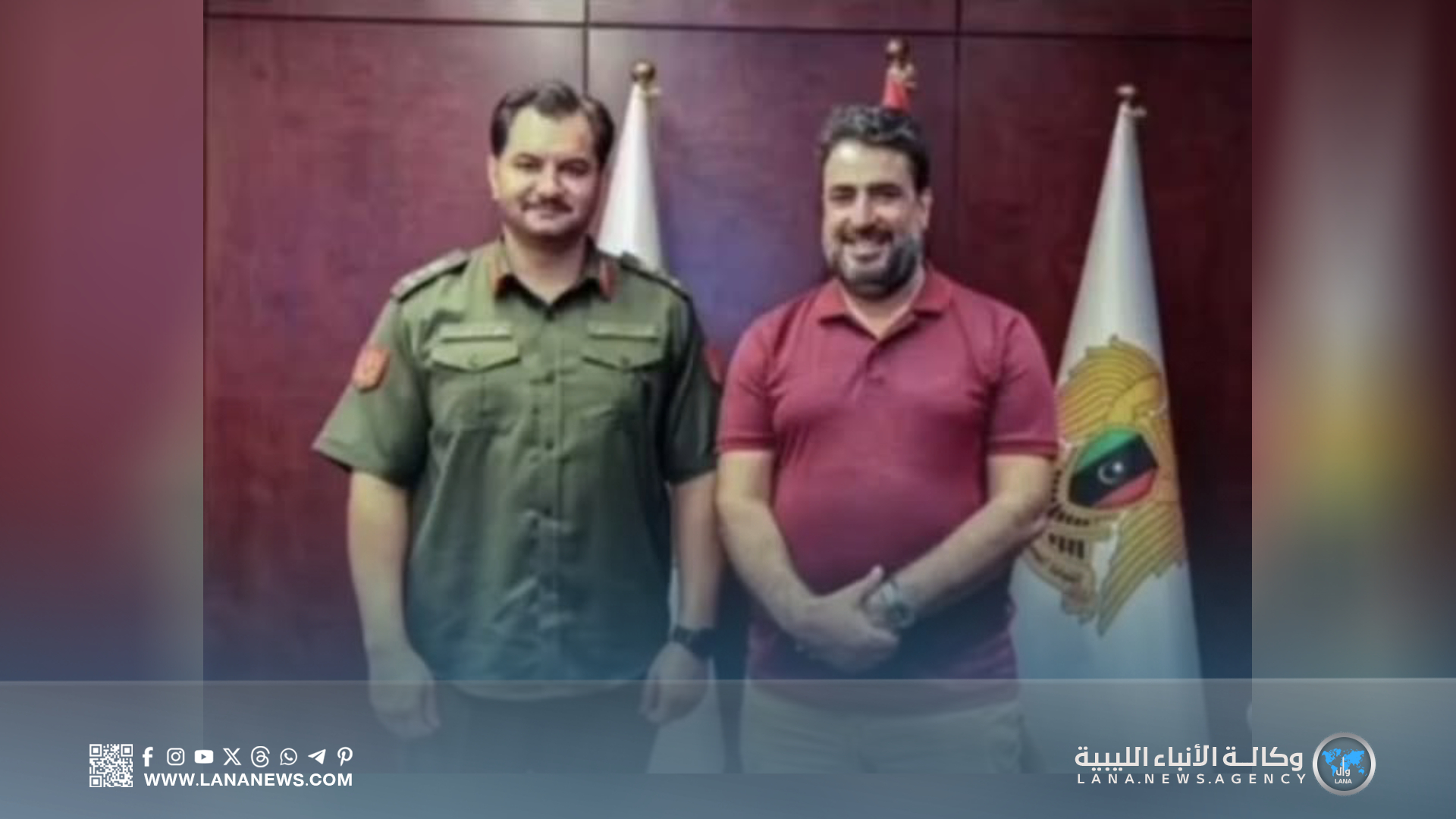 البدري يبارك للفريق أول صدام حفتر توليه مهام نائب القائد العام