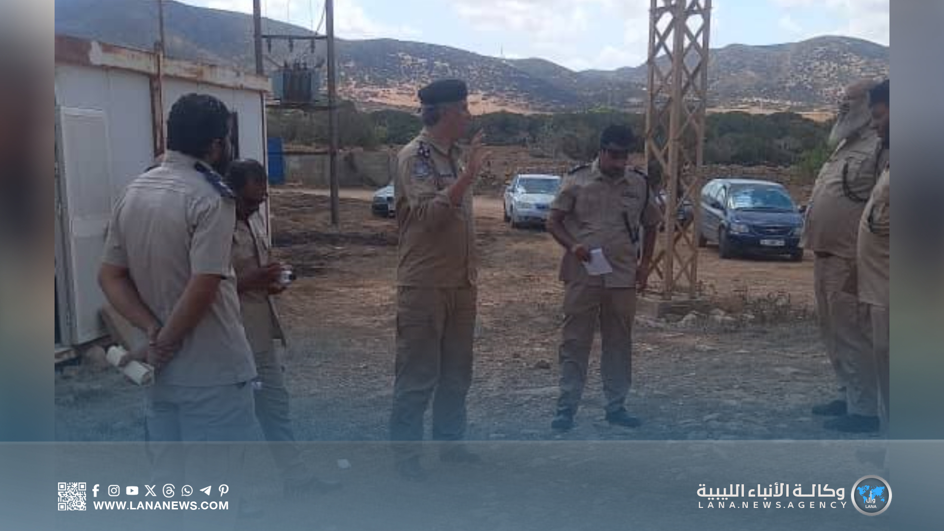 مدير أمن السواحل يتفقد نقاط فرع بنغازي