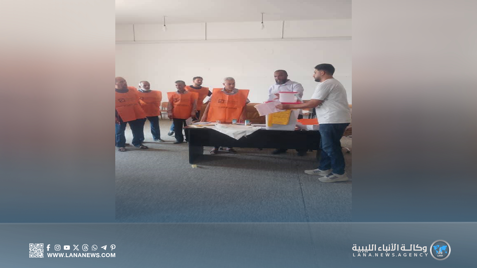 دورة تدريبية لموظفي مراكز الاقتراع بسرت لبلديتي الجفرة وخليج السدرة