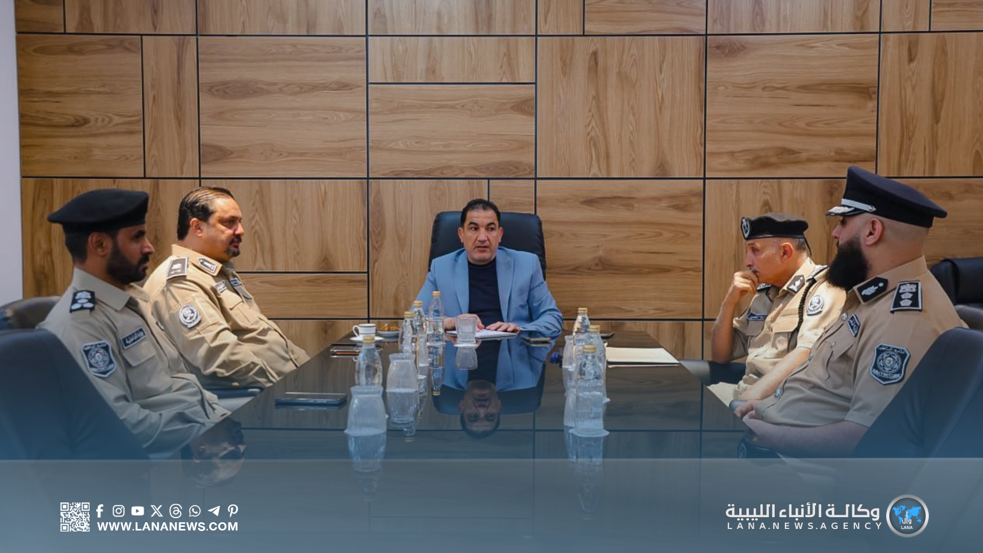 وزير الداخلية يبحث تعزيز التنسيق الأمني لمكافحة الهجرة غير الشرعية في الكفرة