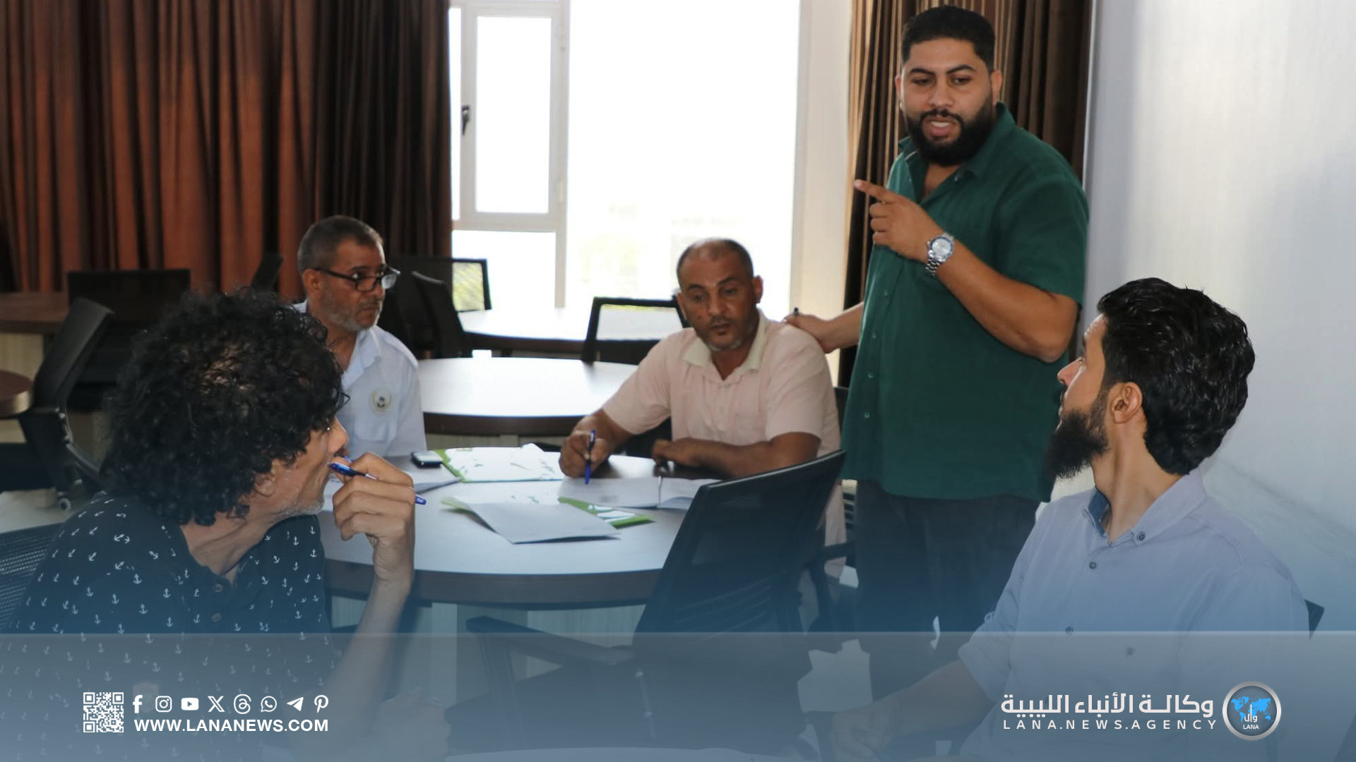 دورة تدريبية في الإسعافات الأولية لموظفي صندوق الضمان الاجتماعي الوسطى بسرت