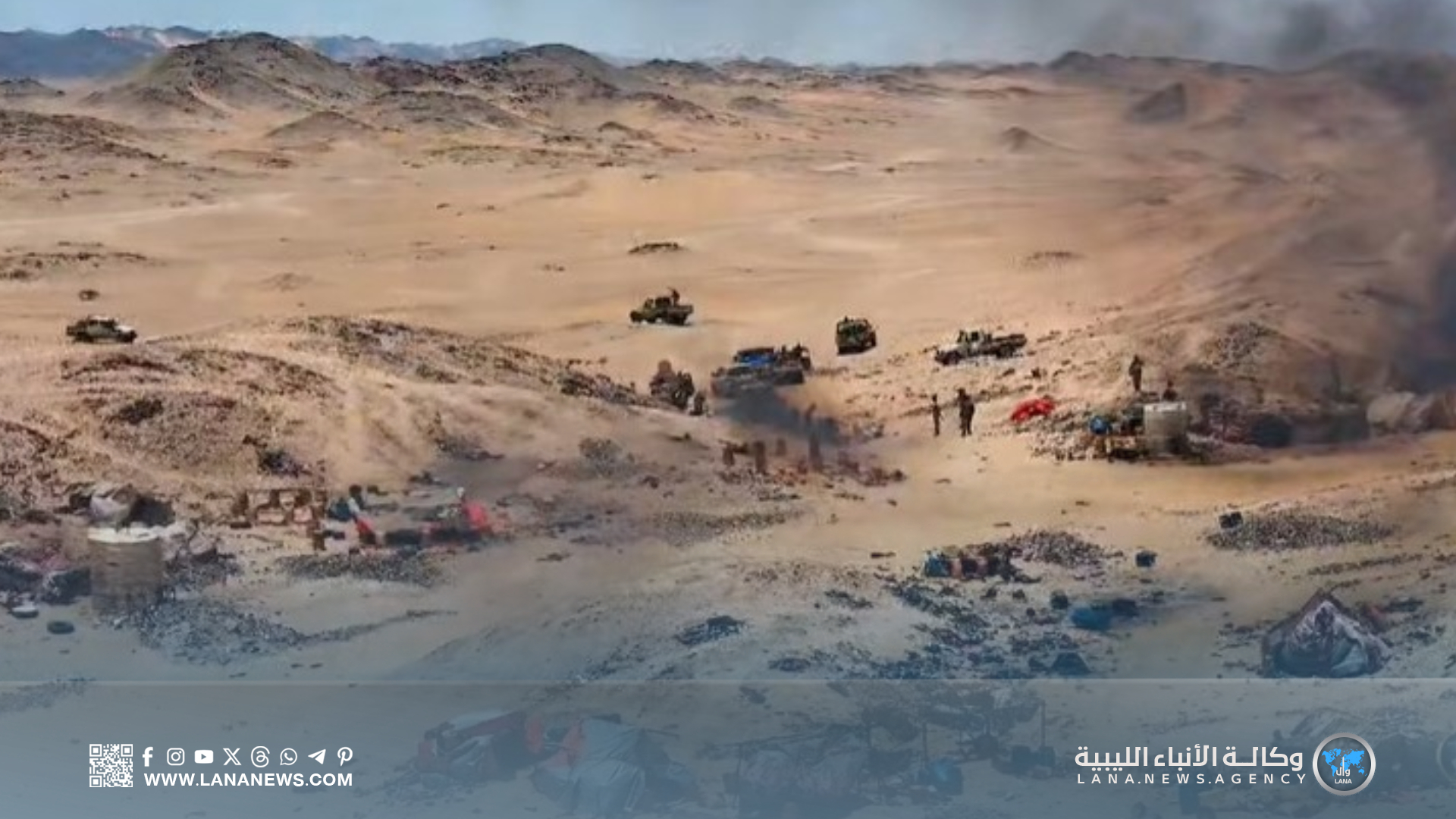 دوريات استطلاعية للجيش على الحدود الليبية مع النيجر وتشاد ترصد مواقع لشبكات التهريب