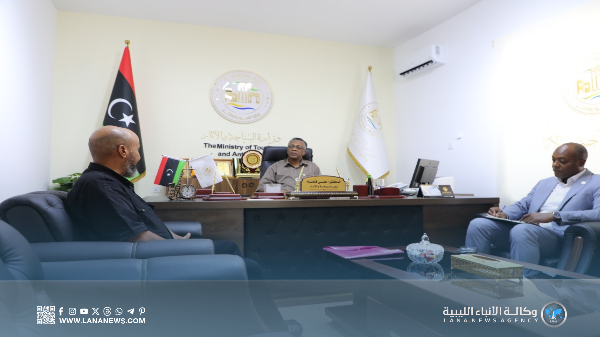وزير السياحة يبحث دعم فرع جهاز المدن التاريخية بسبها