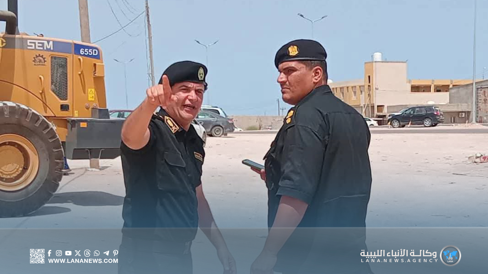 حملة نظافة وتنظيم الأنشطة التجارية بمحلة أبوهادي جنوب سرت