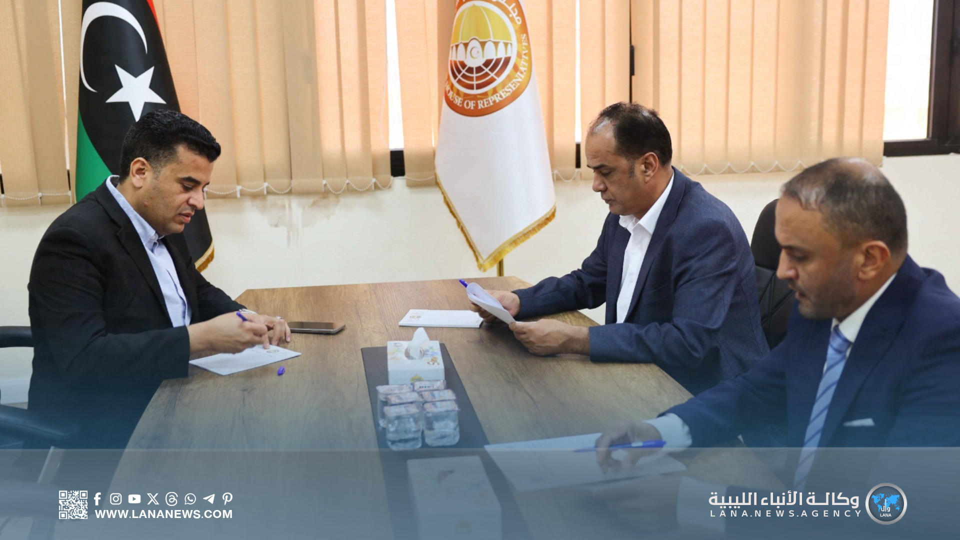 اجتماع بمجلس النواب في بنغازي لبحث أوضاع الشبكة الكهربائية