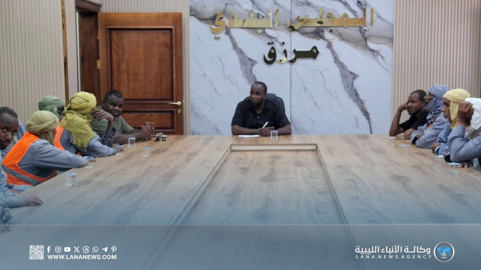 بلدية مرزق تتابع تحديات قطاع النظافة