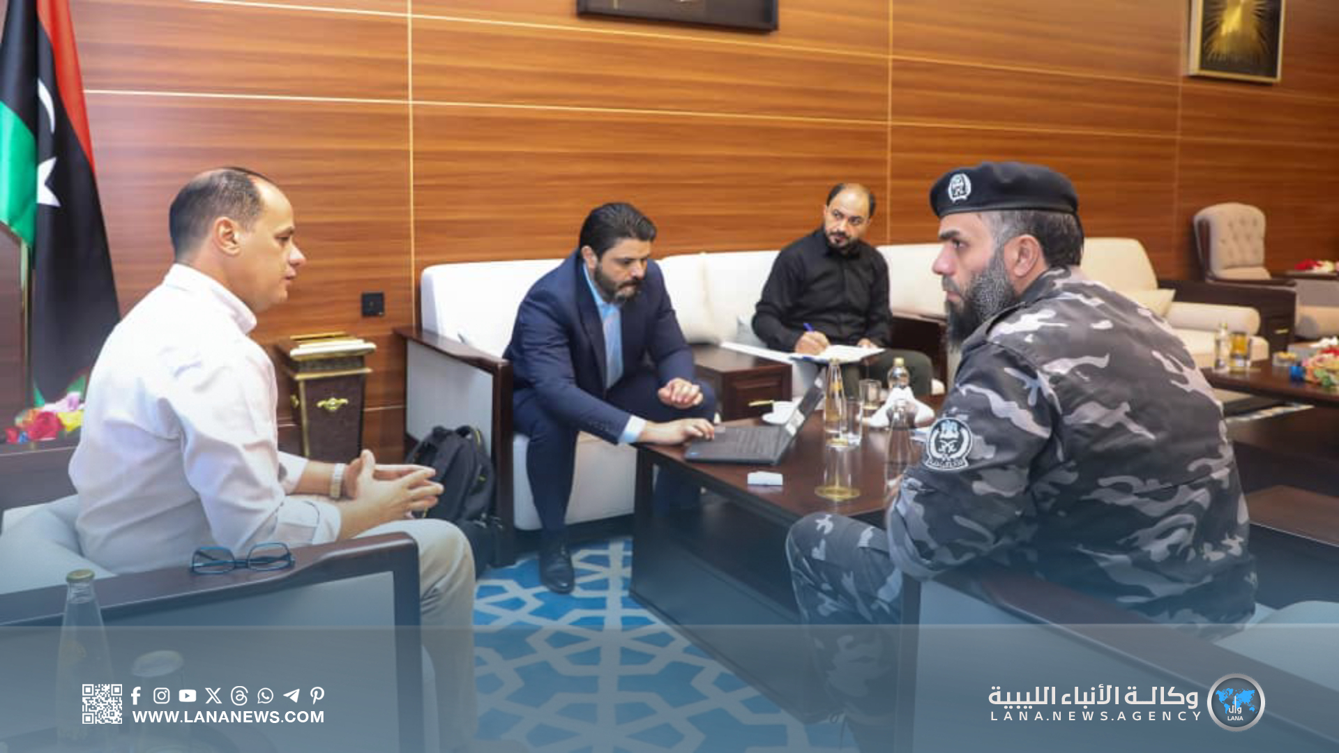 نائب رئيس الحكومة الليبية يبحث خطة تطوير القطاع الصحي في الجنوب