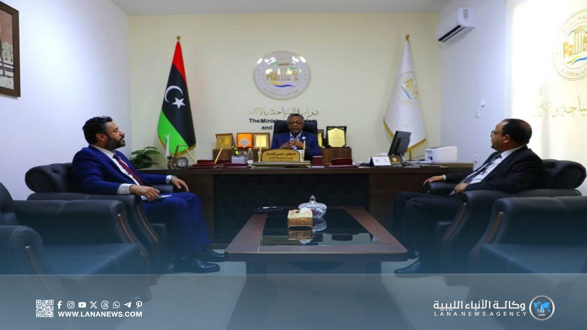 وزير العمل والتأهيل المكلف يُشدّد على استمرار سيّر العمل بكفاءة