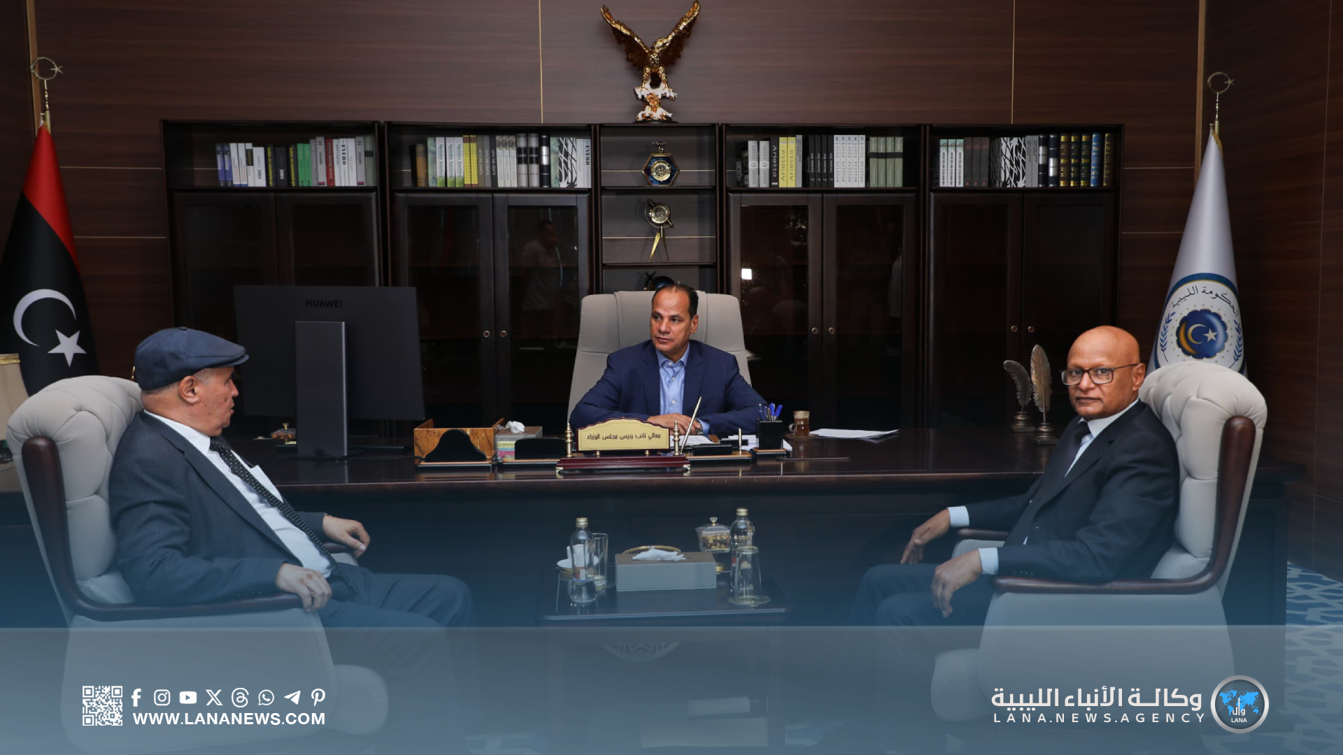 جامعة الجفرة تؤكد لنائب رئيس الحكومة دعمها لدفع التنمية في الجنوب الليبي