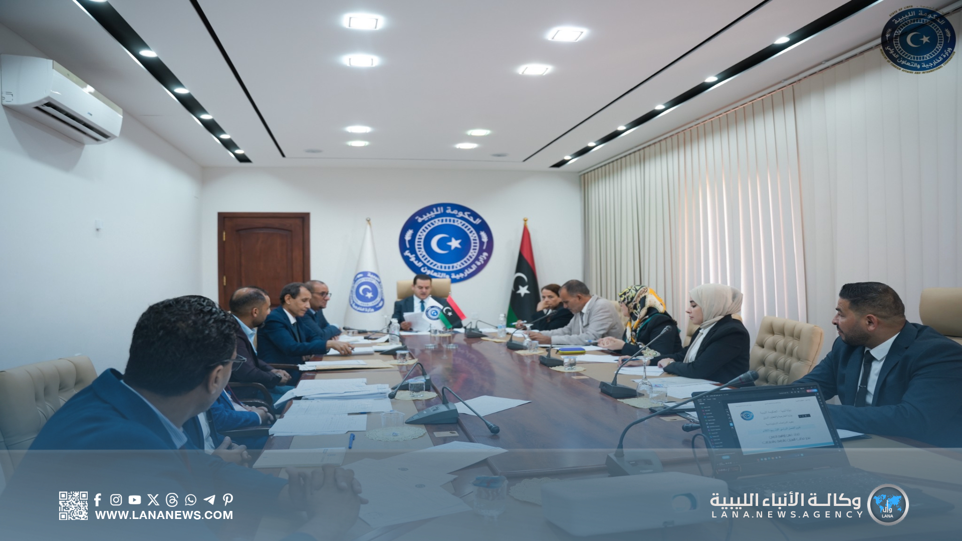 الخارجية تبحث تطوير العملية التدريبية ونتائج المتدربين بمعهد الدراسات