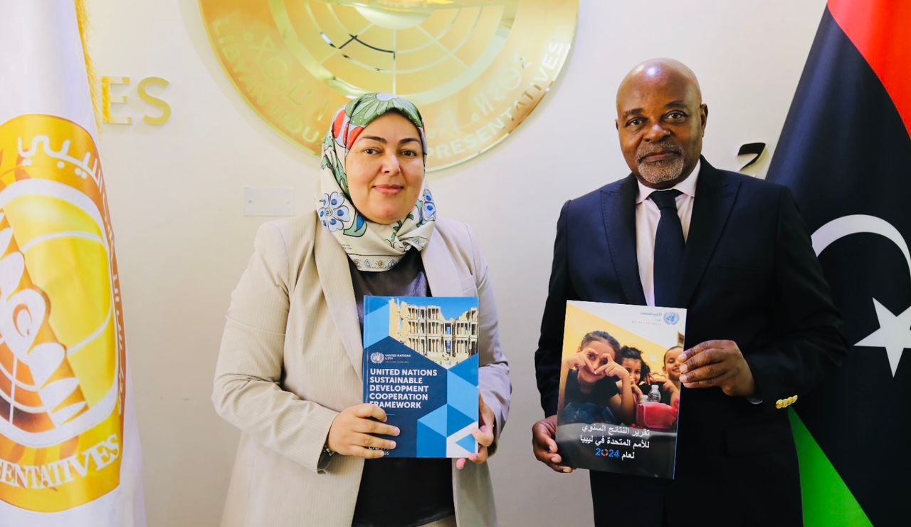 اجتماع اللجنة الوطنية للتنمية المستدامة مع بعثة الأمم المتحدة في طرابلس