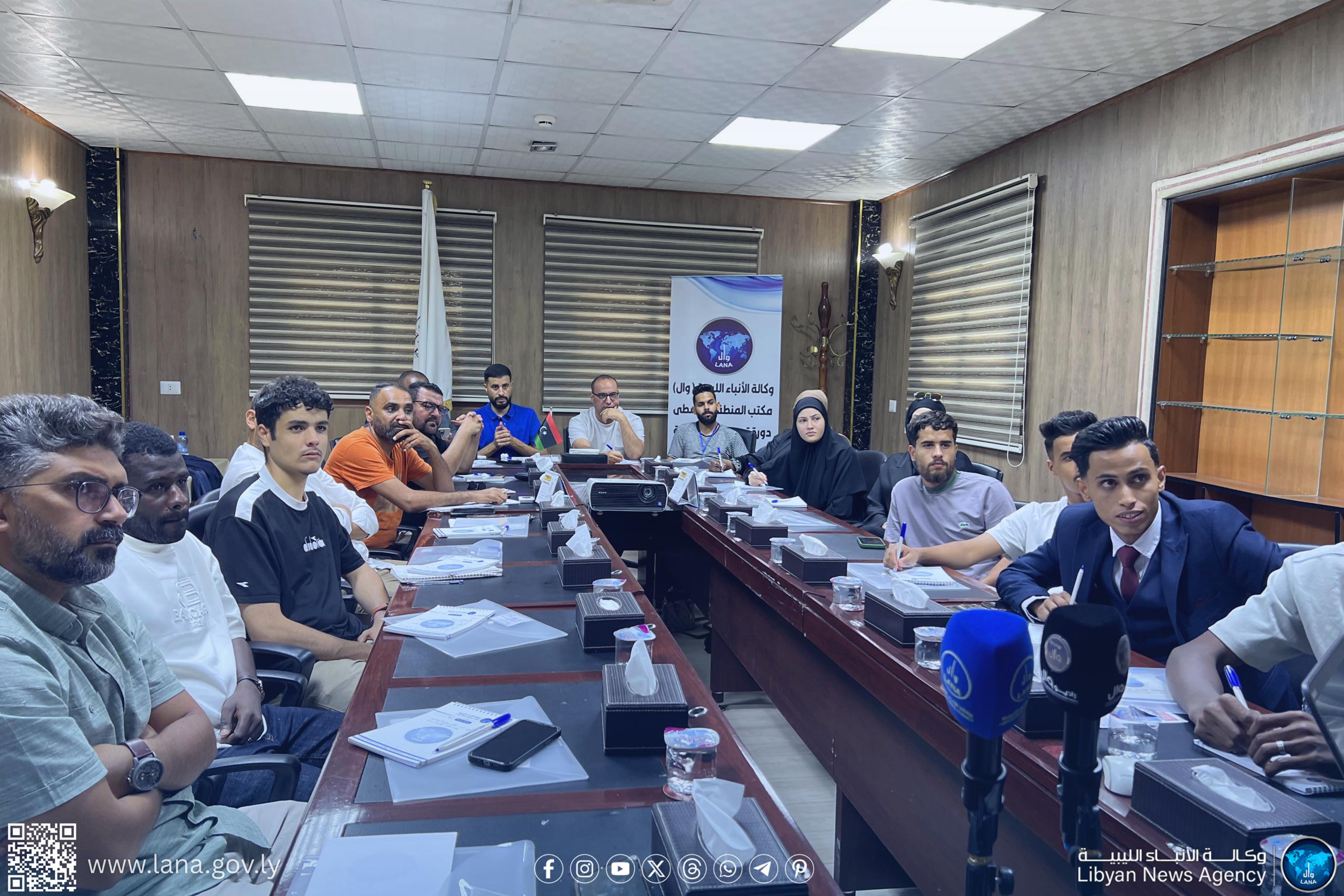 مكتب وكالة الأنباء الليبية بمصراتة يطلق برنامج تدريبي حول مهارات الصحافة