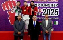 فريطيس تتوج بالميدالية الفضية في بطولة شمال أفريقيا للكاراتيه