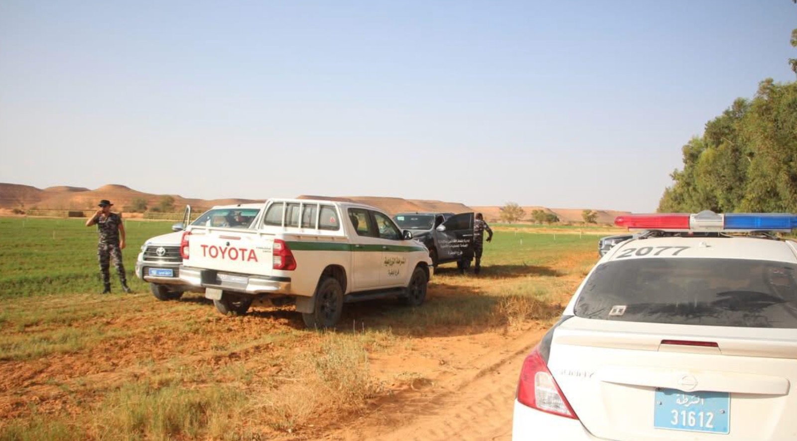 الغناي يؤكد التزام جهاز الشرطة الزراعية بحماية وتأهيل مشروع نينا الزراعي