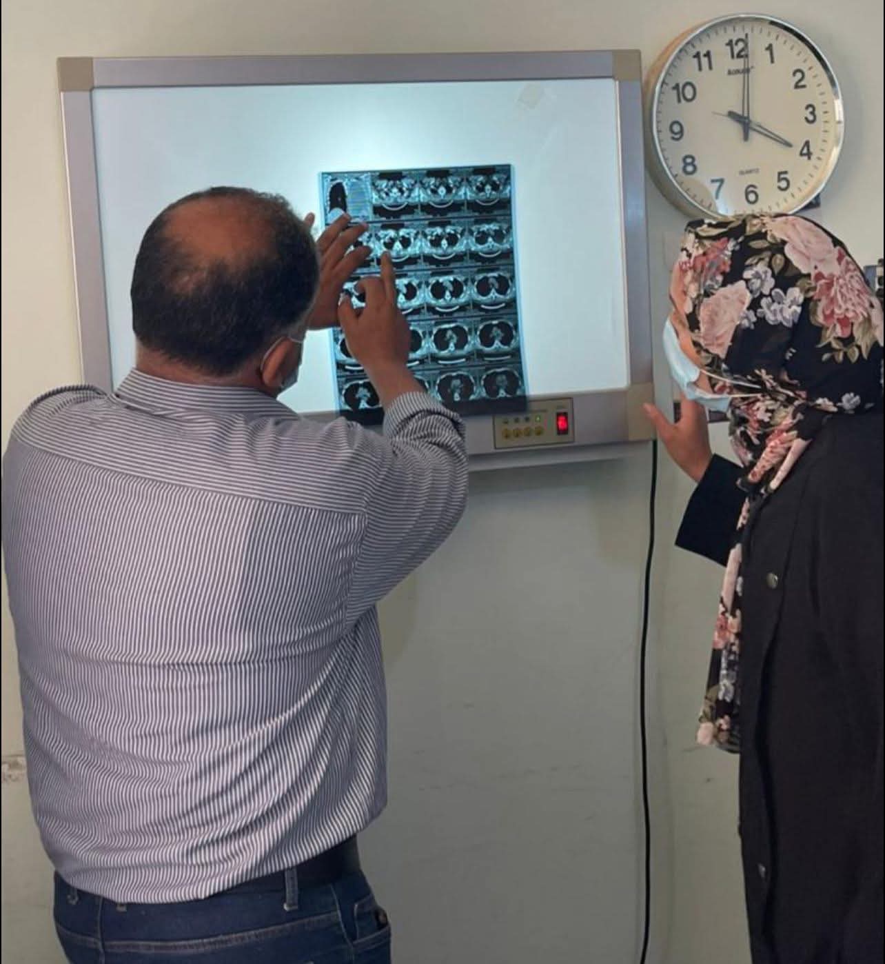 وفد مستشفى الكويفية للأمراض الصدرية يزور مستشفى شحات