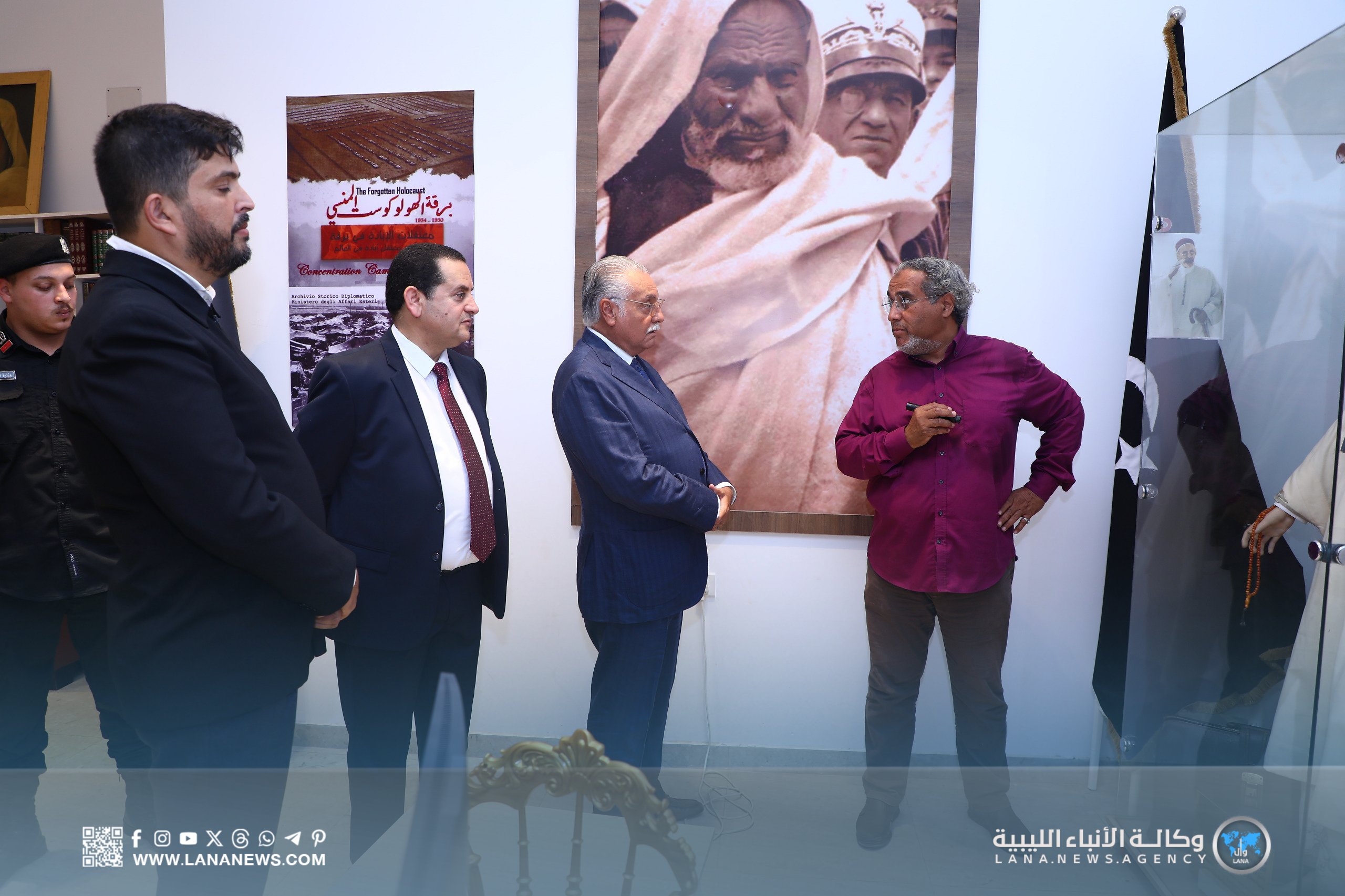 وزير الخارجية المغربية الأسبق يزور نصب شيخ الشهداء عمر المختار ببنغازي