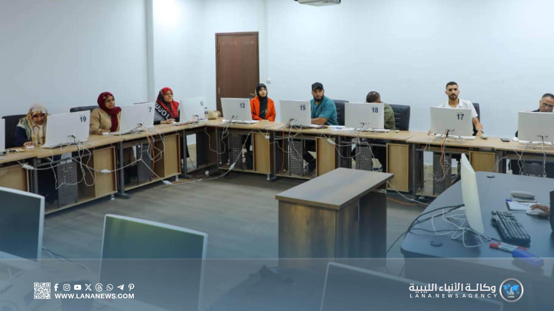 الخدمة المدنية تطلق برنامج تدريبي متخصص في استخدامات الحاسب الآلي ببنغازي
