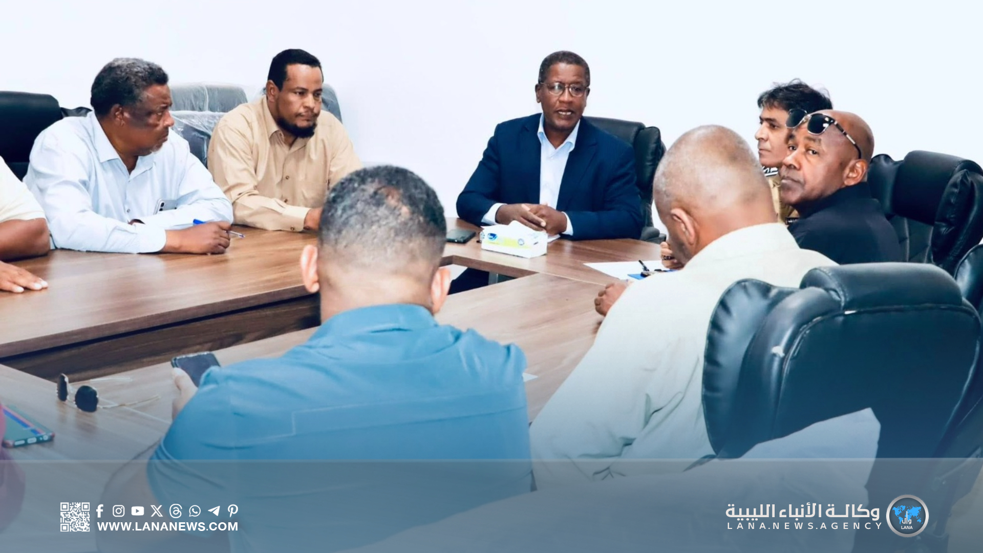 بحث التعاون الأمني بين الأجهزة في بلدية الغريفة