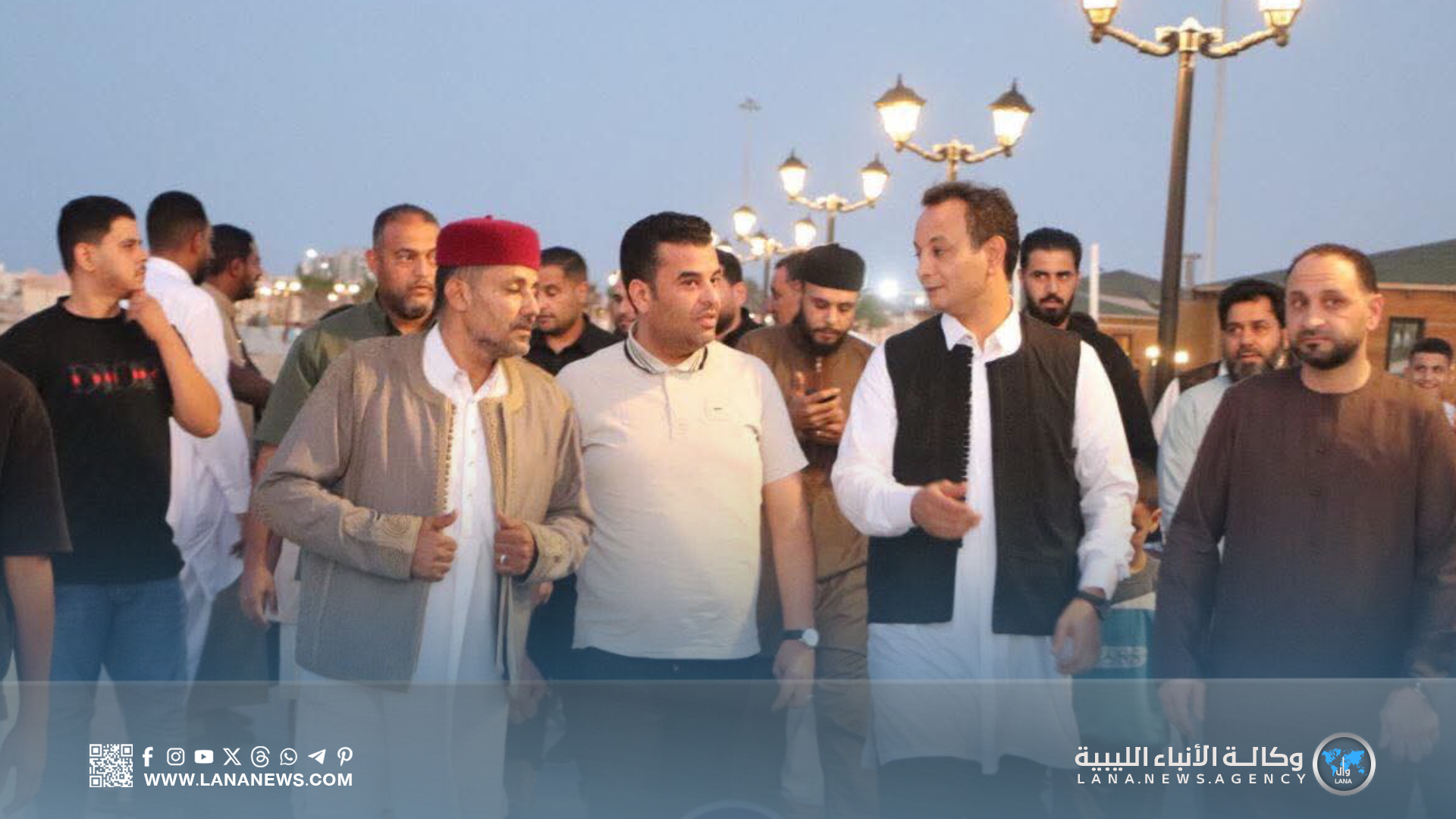 وفد حكومي رفيع يتفقد شوارع رئيسية قيد التطوير بسرت