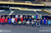 اختبارات لياقة لحكام الدرجة الأولى بمضمار ملعب بنغازي الدولي