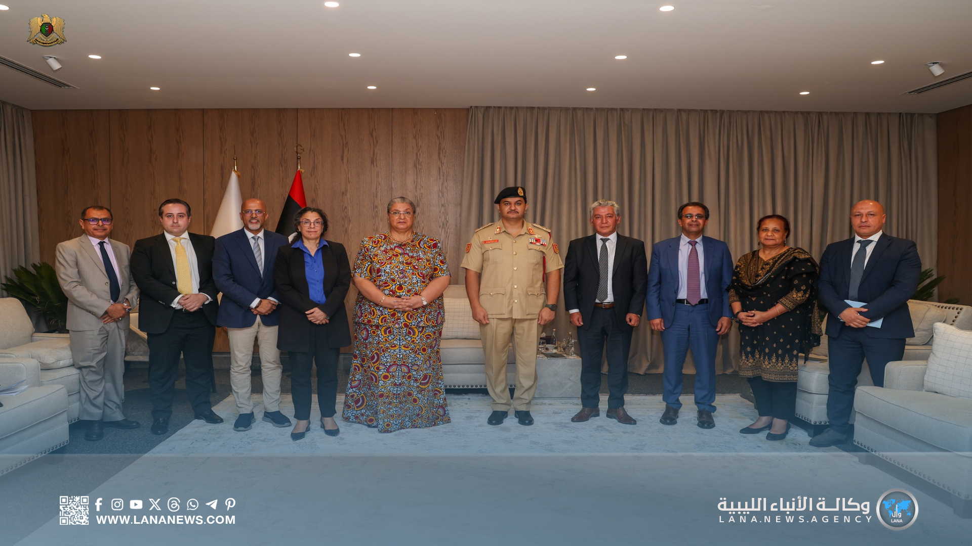 نائب القائد العام يبحث مع المبعوثة الأممية تنفيذ خارطة الطريق ودعم الانتخابات