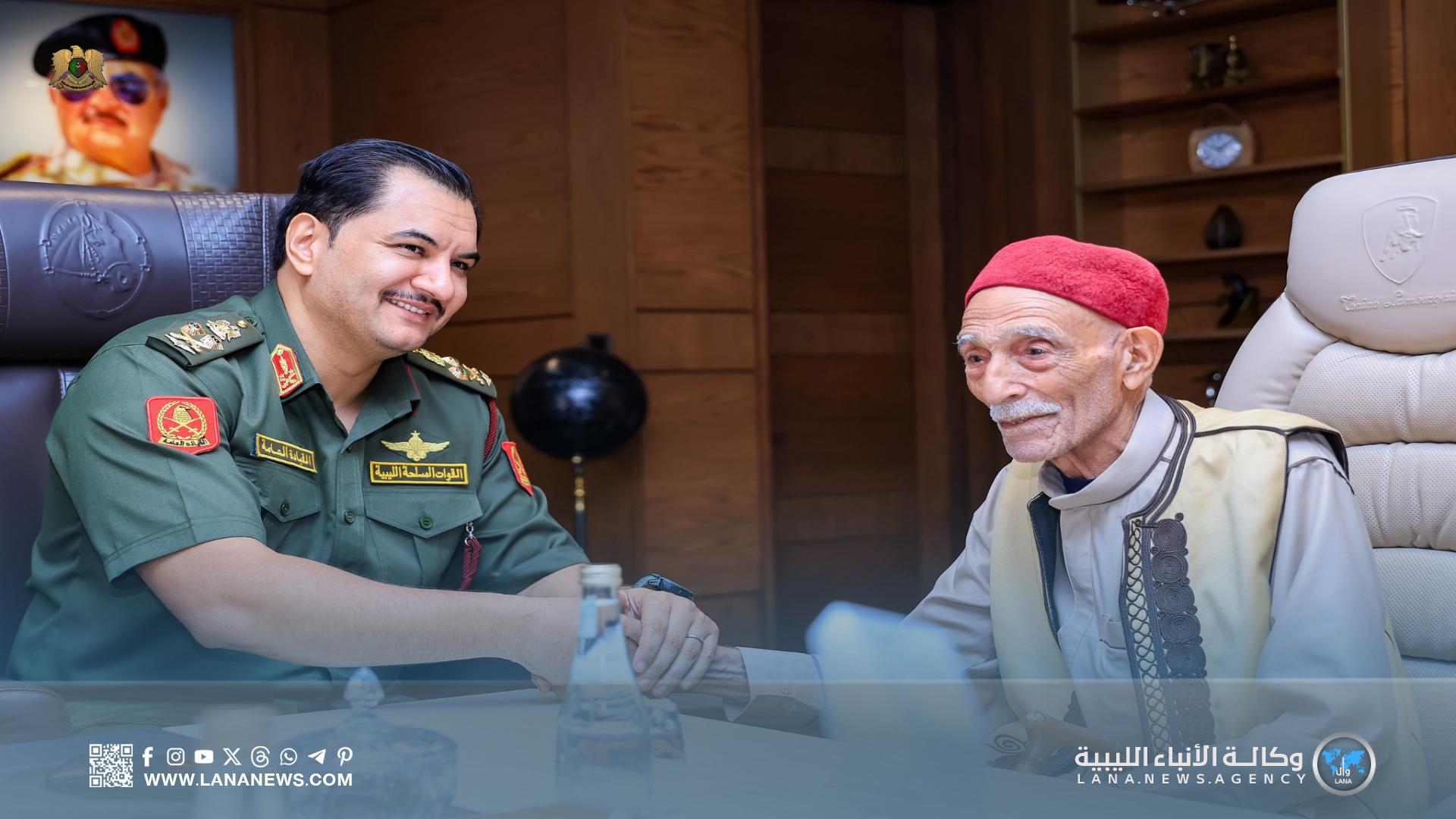 نائب القائد العام يستقبل شيخ قبيلة الدرسة ويُؤكد على دعم جهود الاستقرار الوطني