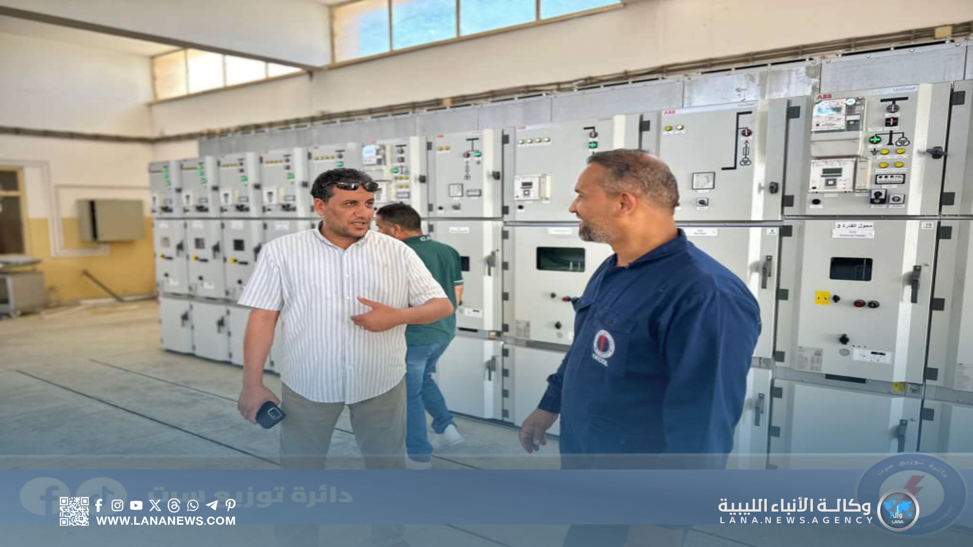 استكمال مدّ دائرتين كهربائيتين جديدتين بسرت لربط محطة التحلية بمحطة طلائع النصر