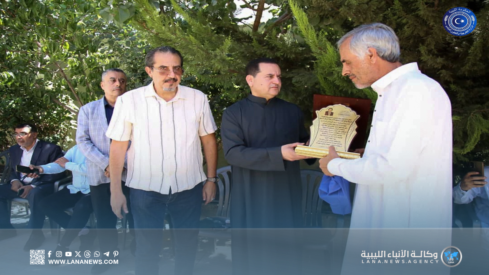 وزير الخارجية يُقدّم العزاء في رحيل السفير الأسبق ميلود عبد الصالح الحاسي