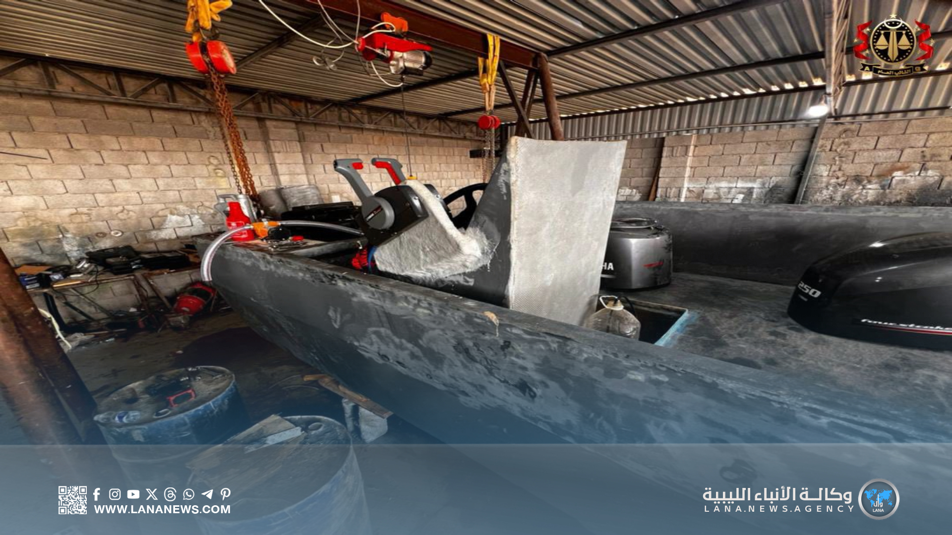 تفكيك شبكة تهريب المحروقات وصناعة قوارب الهجرة في مصراتة