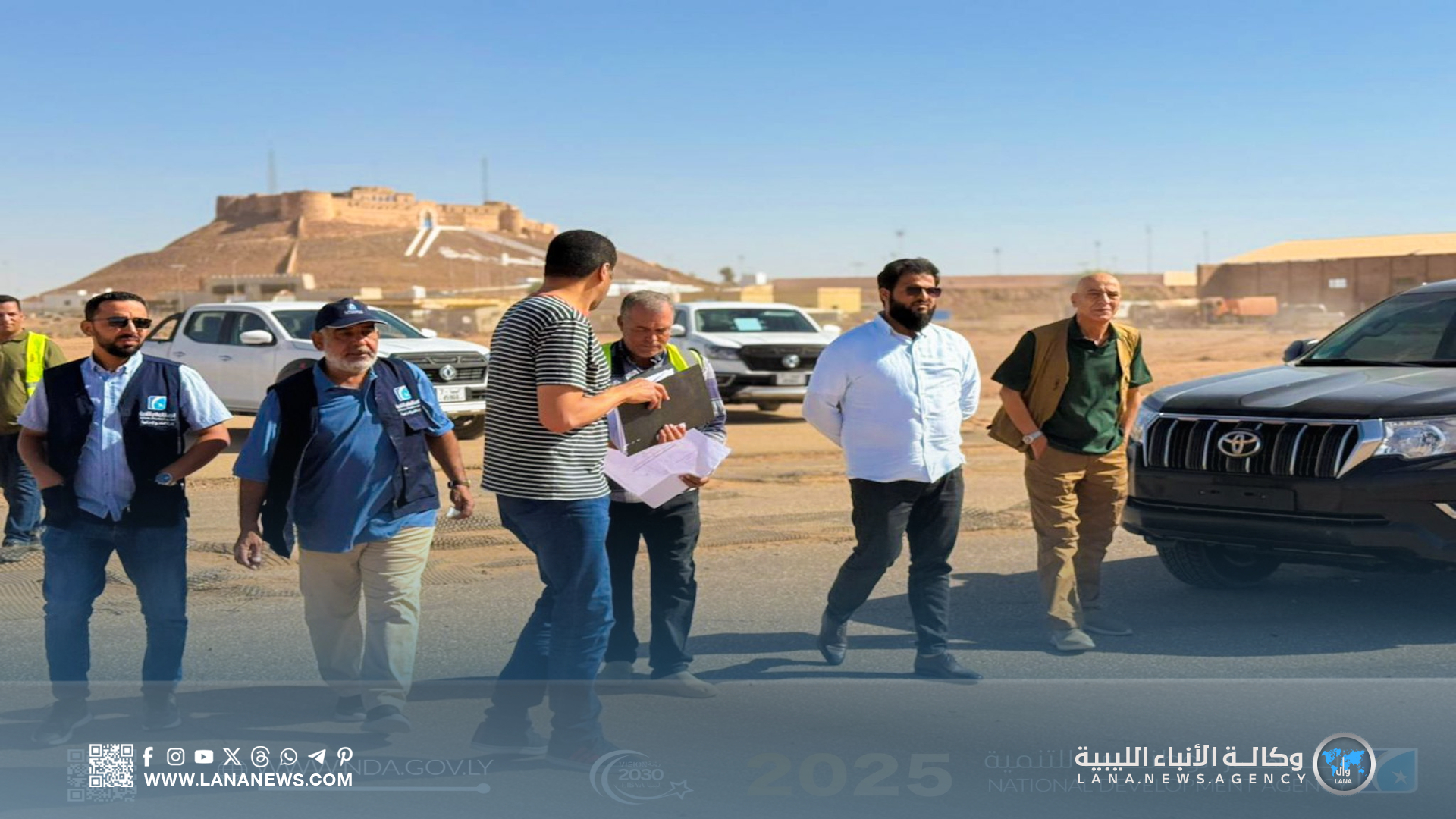 الجهاز الوطني للتنمية يُتابع تنفيذ المشروعات الاستراتيجية في مدينة سبها