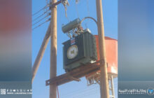 تركيب محول كهربائي جديد في حي السيدة عائشة ببنغازي