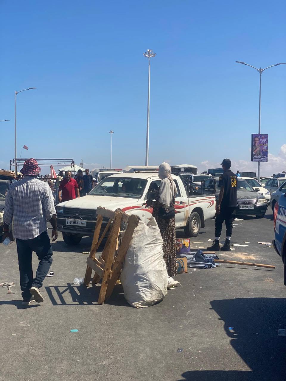 حملة ميدانية لتنظيم سوق الجمعة في بنغازي