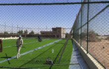 أول ملعب في حي الشارب بأوباري يفتح أبوابه للشباب بتعليمات القيادة