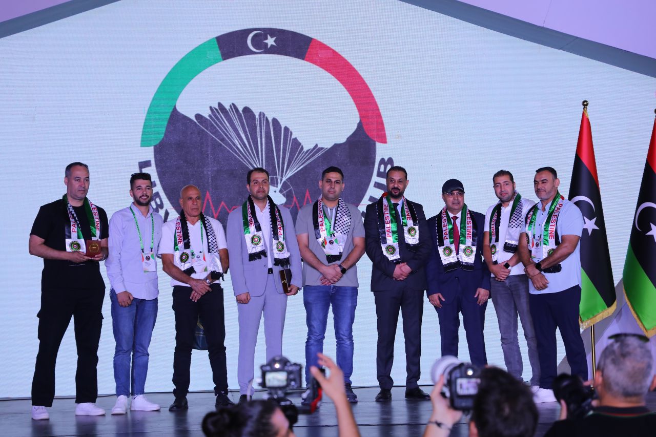 اختتام فعّاليات افتتاح نادي سكاي دايف بنغازي للرياضات الجوية