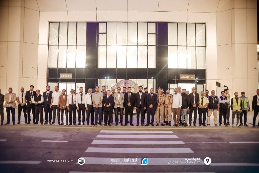 وفد من شركة الخطوط الجوية الأفريقية يزور مطار خليج سرت الدولي